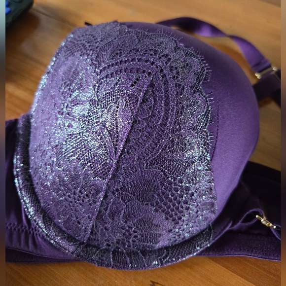 Front closure purple bra - Picture 4 of 15